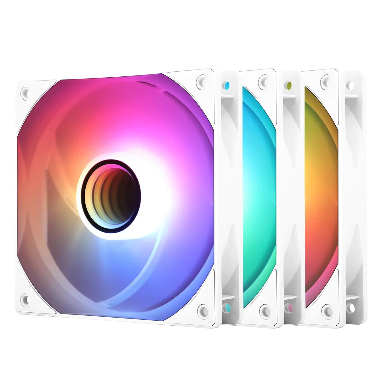 Thermalright TL-C12W-S V3 CPU Fan 120mm Case Cooler Fan ARGB, 4pin PWM, Silent, 3-Pack | Mirror Light Effect with S-FDB Bearing - main product image