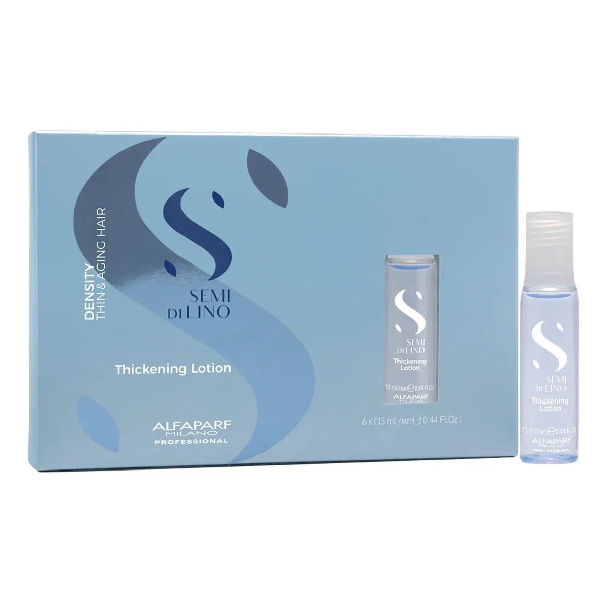 ALFAPARF MILANO Semi di Lino Density Thickening Serum with Heat Protection | Vegan, Replenishing, for Thin & Aging Hair - main product image