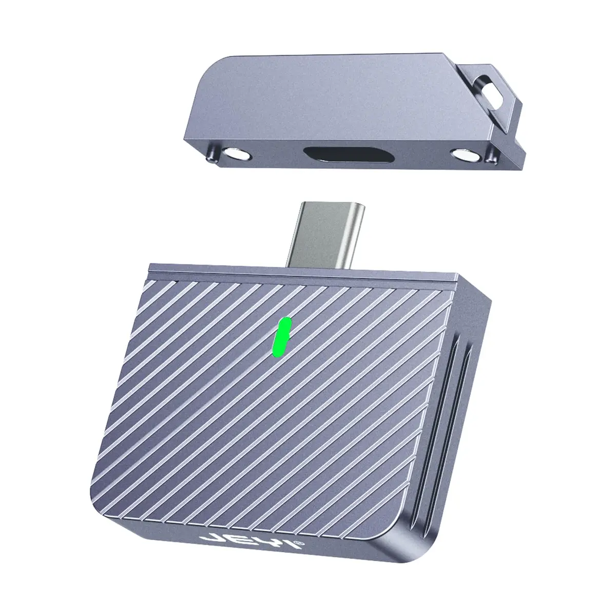 JEYI i9 Zebra 2230C Wire-Free M.2 NVMe Enclosure 40mm | USB-C 10Gbps Portable SSD Adapter - view 2