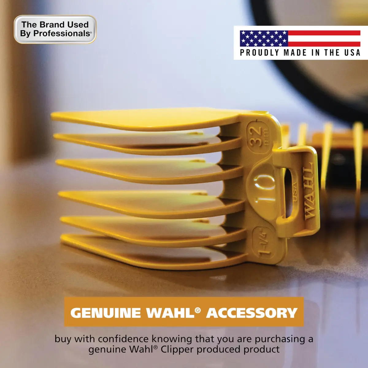 Wahl Secure Fit Attachment Guard Set, #10 (1-1/4") & #12 (1-1/2") | Genuine USA Import for Long Haircuts - view 6