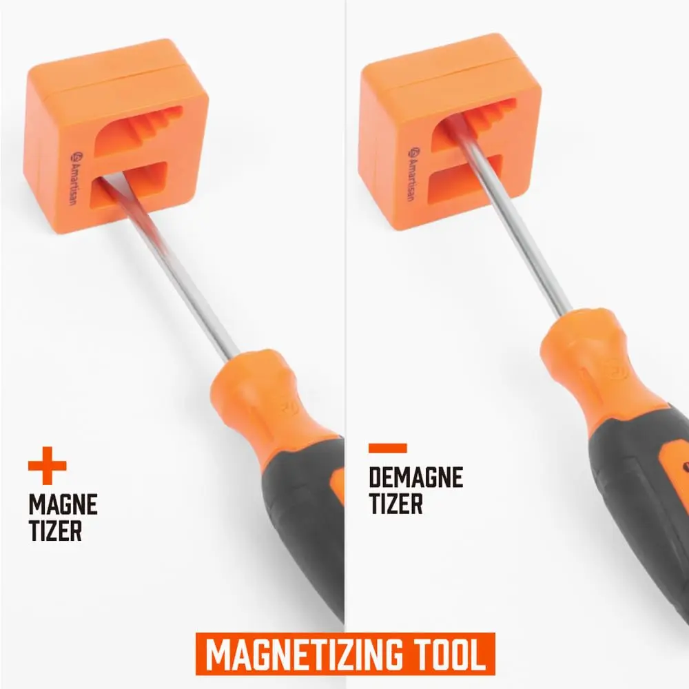 Amartisan 175-Piece Magnetic Screwdriver Set with Plastic Racking & Tools | 6150 Cr-V Steel Shafts - view 9