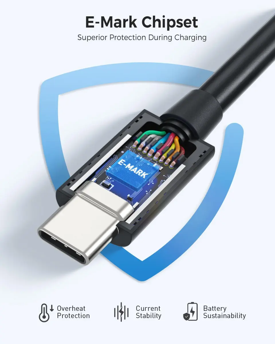 Cable Matters 40Gbps Thunderbolt 4 Cable, 0.3m (1ft) | Intel Certified USB4 Cable - view 6