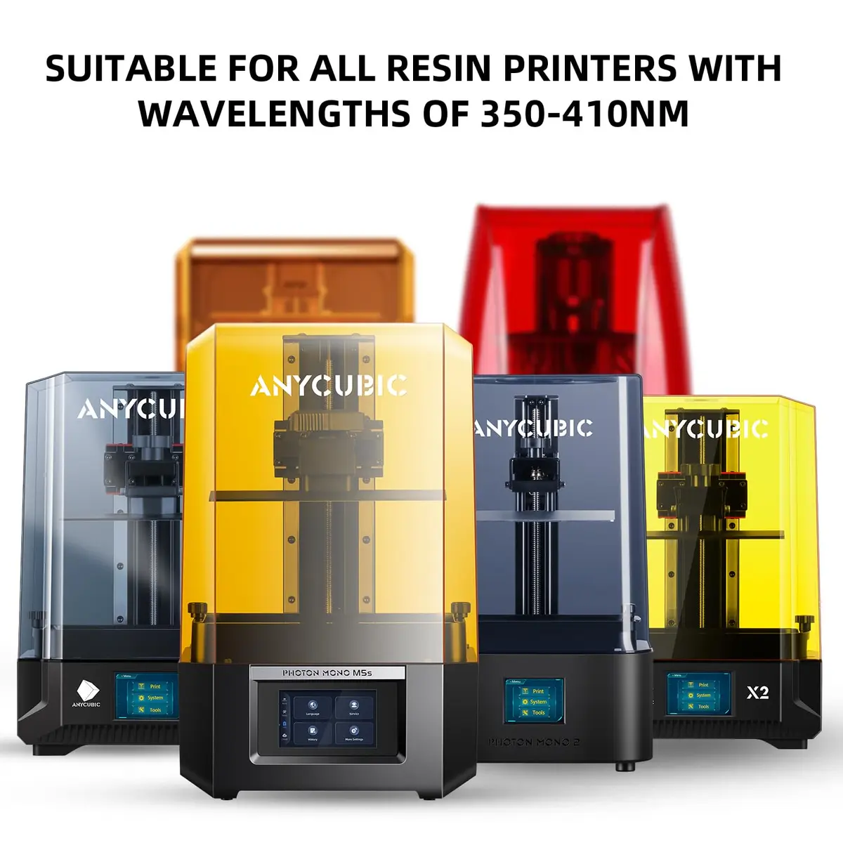 ANYCUBIC 3D Printer Resin, 405nm High Precision Fast Curing UV Photopolymer Resin for LCD 3D Printing, Grey 2kg (70.5 oz) | High Precision & Stability - view 3