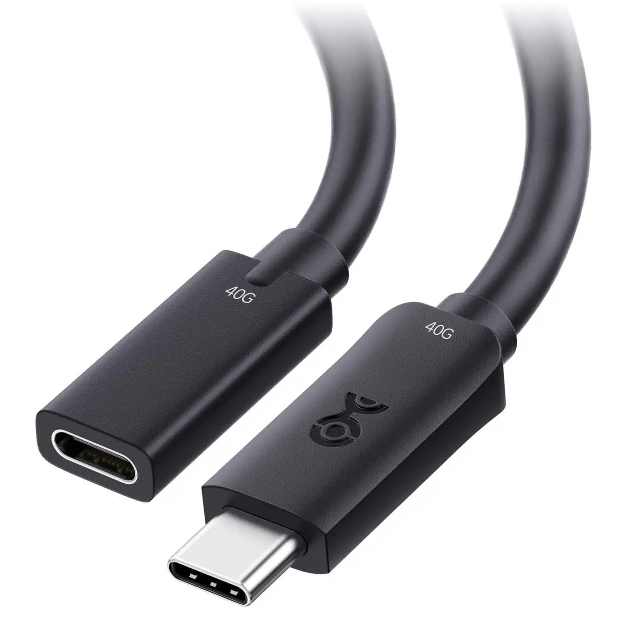 Cable Matters USB4 Extension Cable 1.6ft | Thunderbolt 4/5 Compatible, 240W PD, 40Gbps Data, Reversible USB-C - main product image