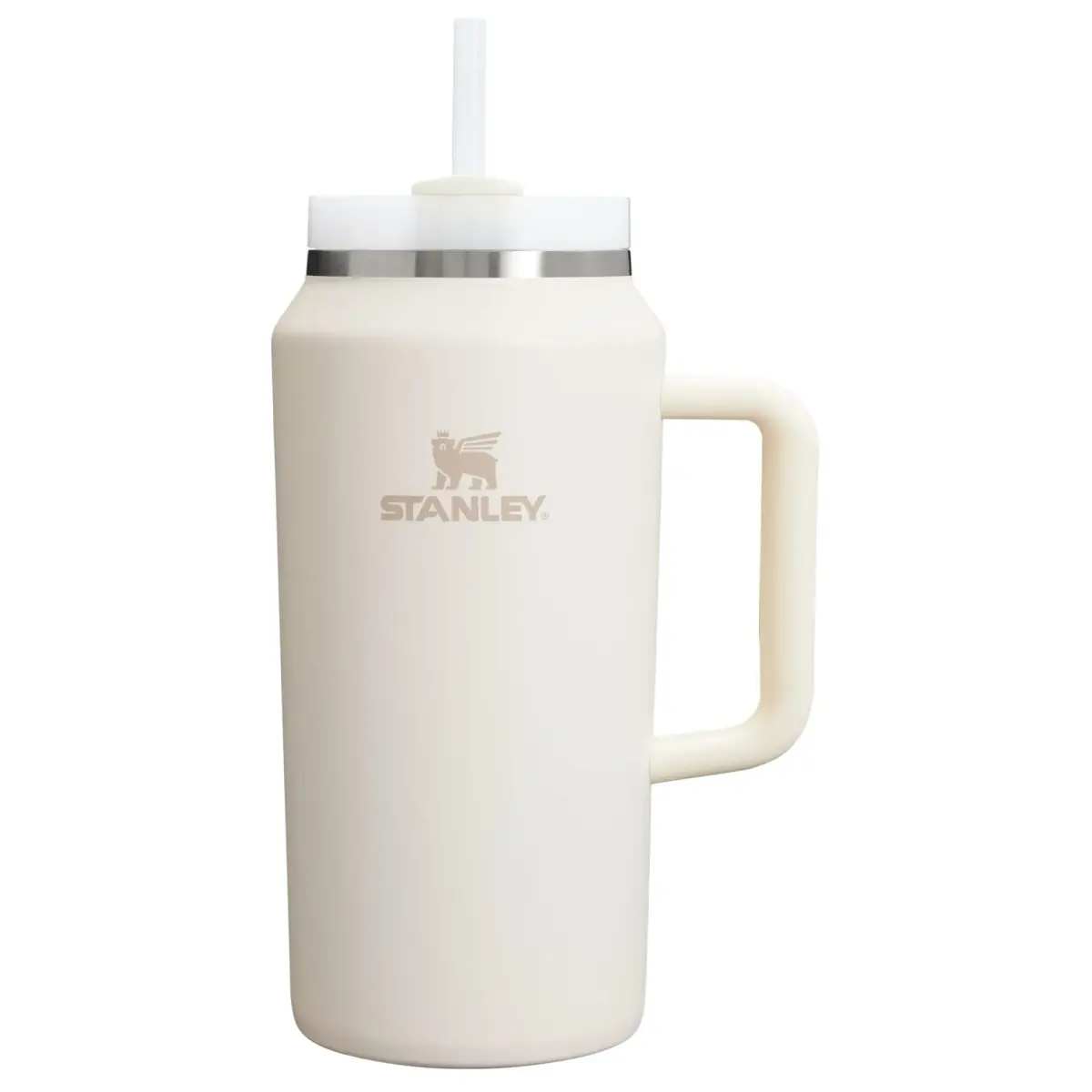 STANLEY Quencher H2.0 FlowState Tumbler 1893ml (64 oz) Cream 2.0 | Keeps Drinks Cold for Hours - main product image