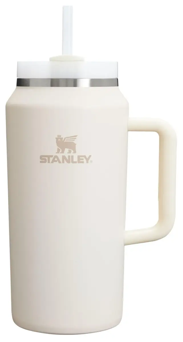 STANLEY Quencher H2.0 FlowState Tumbler 1893ml (64 oz) Cream 2.0 | Keeps Drinks Cold for Hours - main product image