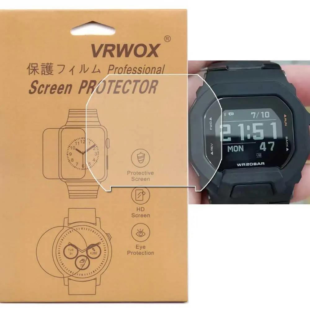 VRWOX 3-Pcs TPU Screen Protector for GBD-200-1 | Ultra Clear HD, Anti-Scratch & Bubble-Free (0.01kg, 3 Pack) - main product image