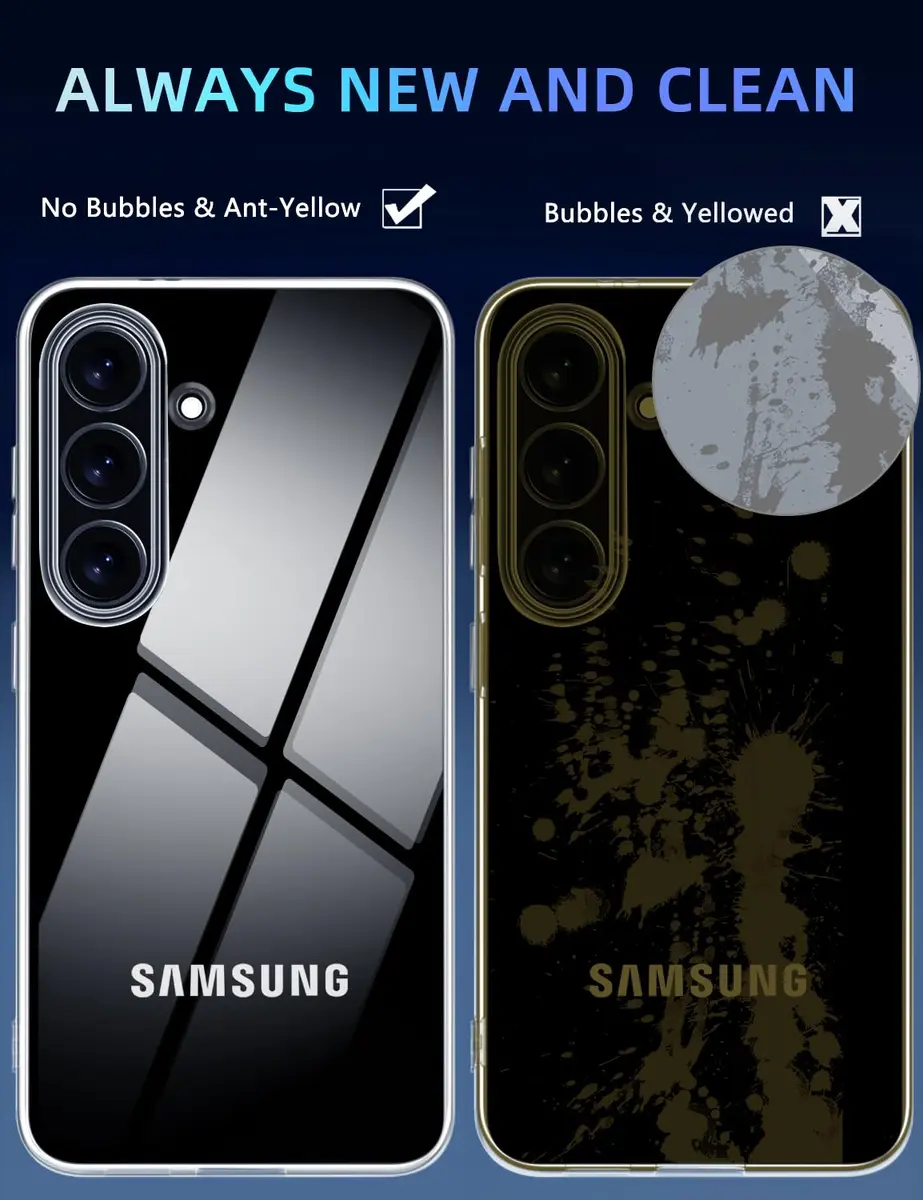 X-level Clear Case for Samsung Galaxy S24 | Slim Fit, Non-Yellowing, Matte Finish - view 3