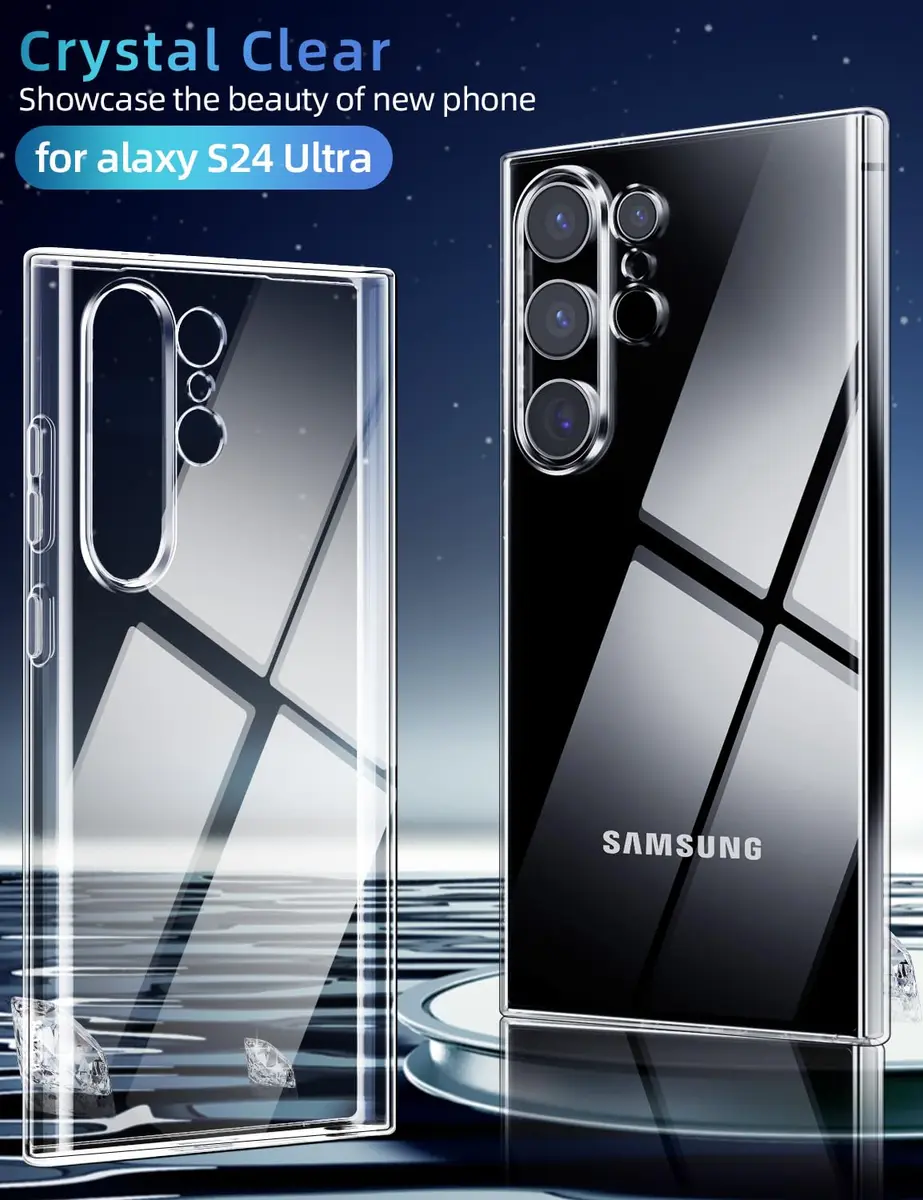 X-level Clear Case for Samsung Galaxy S24 Ultra | Slim Fit, Matte Finish, Ultra-Thin - view 2