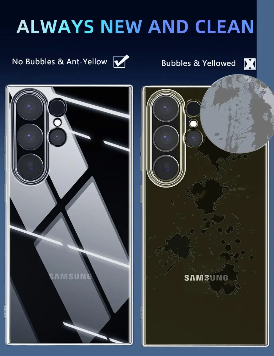 X-level Clear Case for Samsung Galaxy S24 Ultra | Slim Fit, Matte Finish, Ultra-Thin - view 3