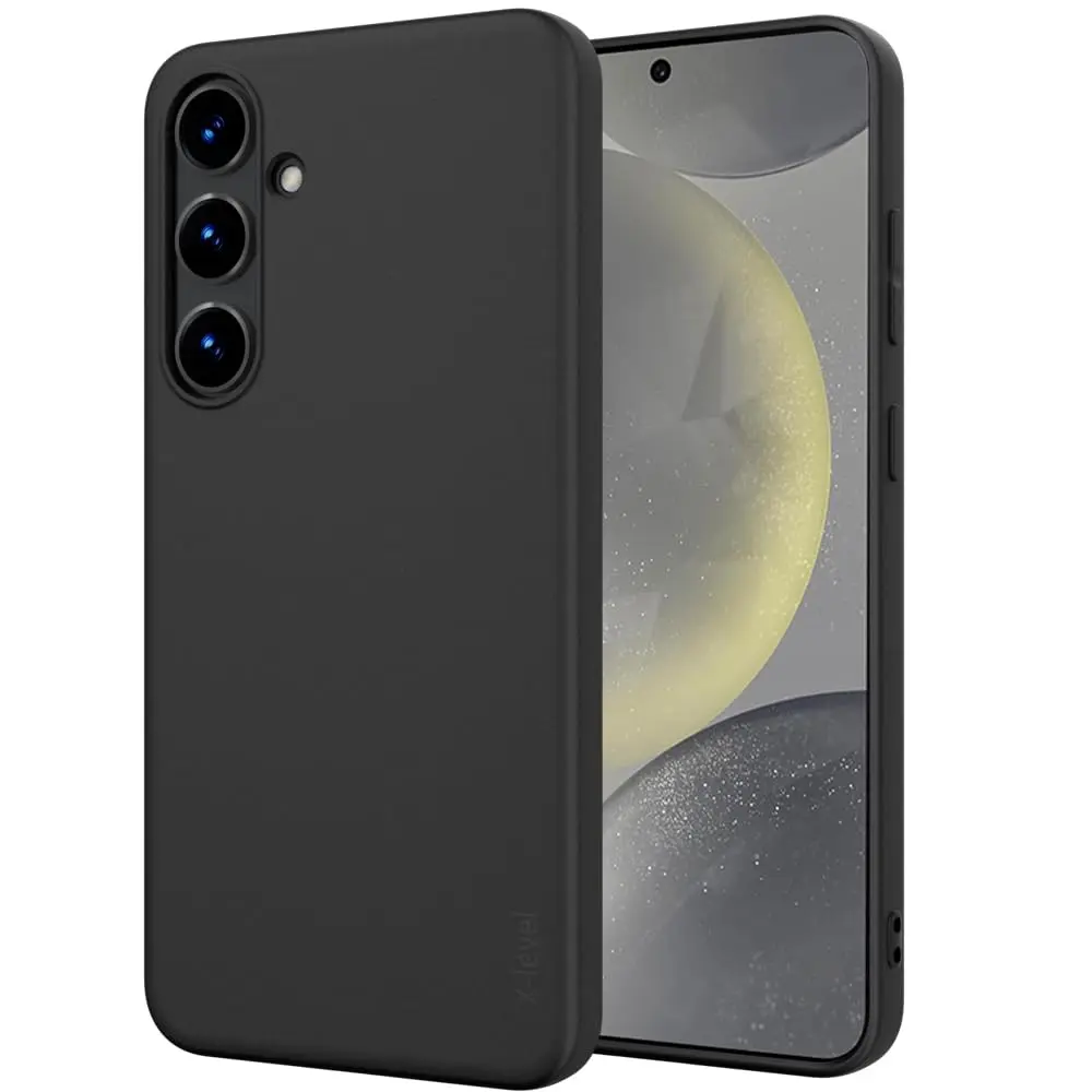 X-level Black Slim Fit Case for Samsung Galaxy S24 Plus | Ultra-Thin, Matte Finish, Baby Skin Feel - main product image