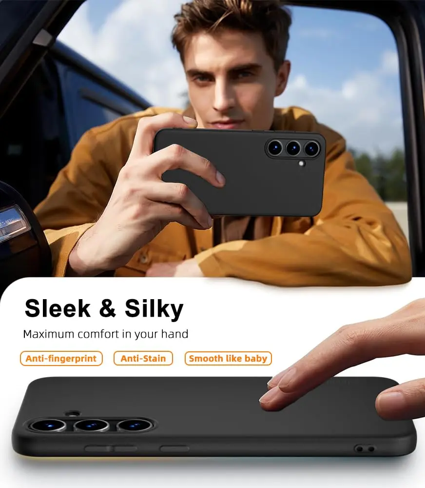 X-level Black Slim Fit Case for Samsung Galaxy S24 Plus | Ultra-Thin, Matte Finish, Baby Skin Feel - view 7