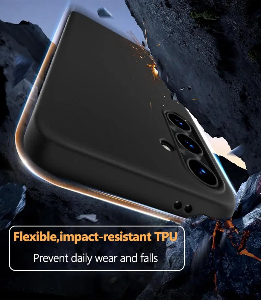 X-level Black Slim Fit Case for Samsung Galaxy S24 Plus | Ultra-Thin, Matte Finish, Baby Skin Feel - view 3