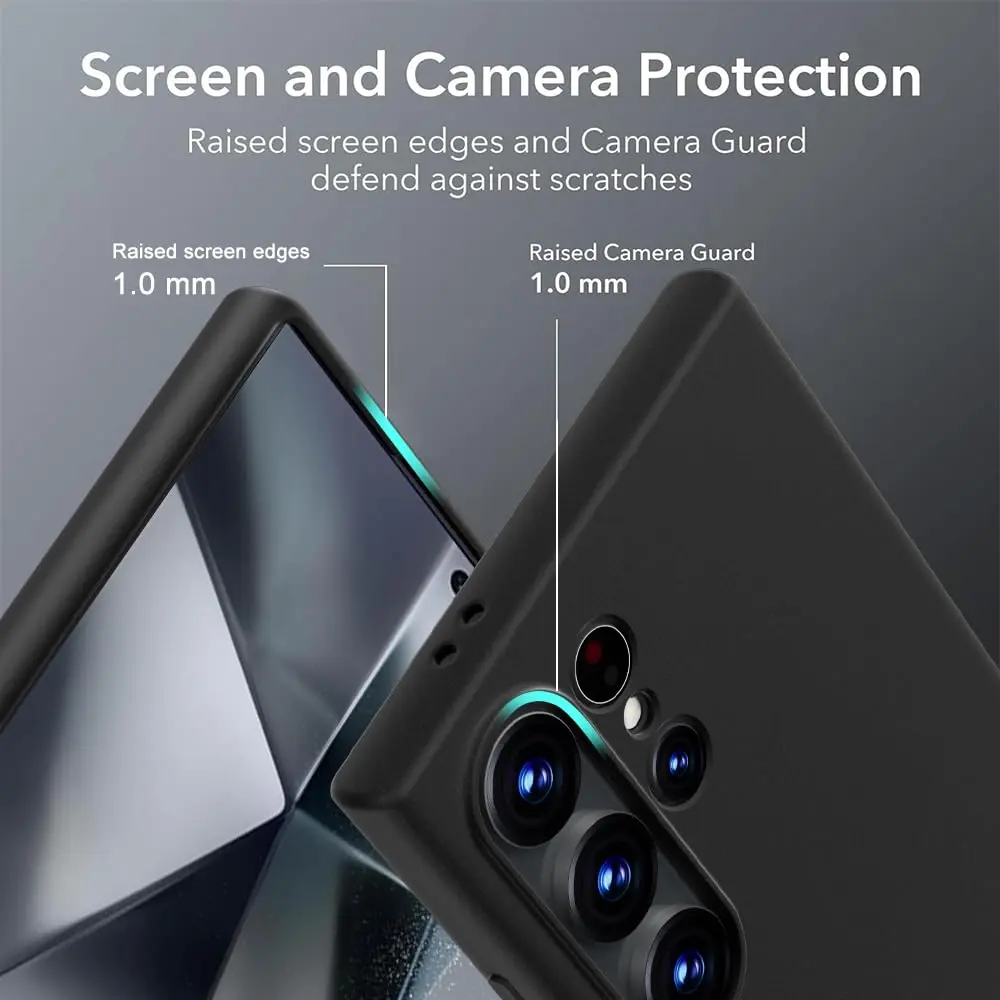 X-level Slim Fit Case for Samsung Galaxy S24 Ultra, Black | Ultra-Thin Lightweight Protection - view 4