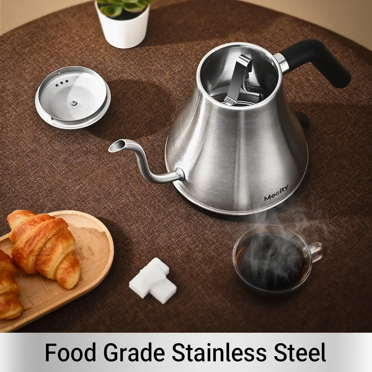 Mecity Gooseneck Electric Kettle 0.8L (27 fl oz) | Precision Pouring for Coffee & Tea - view 2