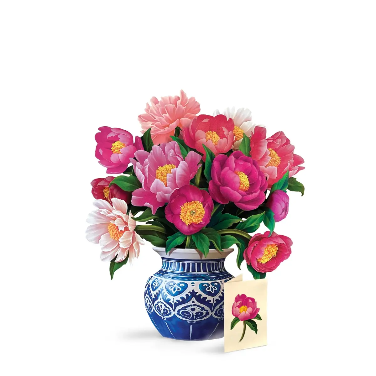 Freshcut Paper Peony Paradise 3D Pop Up Card 30.5cm (12 Inch) Tall | Birthday, Mother's Day, Thank You Gift - main product image