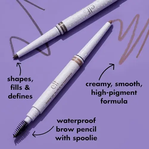 e.l.f. Instant Lift Waterproof Eyebrow Pencil, Blonde 0.28g (0.008 Oz) | Precision Tip for Natural Brows - view 2