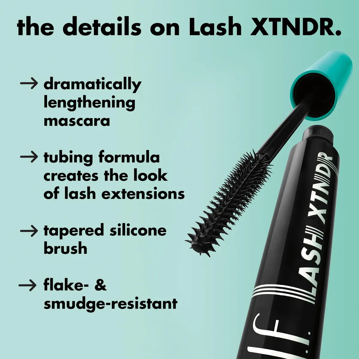 e.l.f. Lash XTNDR Mascara 0.25 Ounce | Lengthening Tubing Formula with Jojoba Oil - view 3