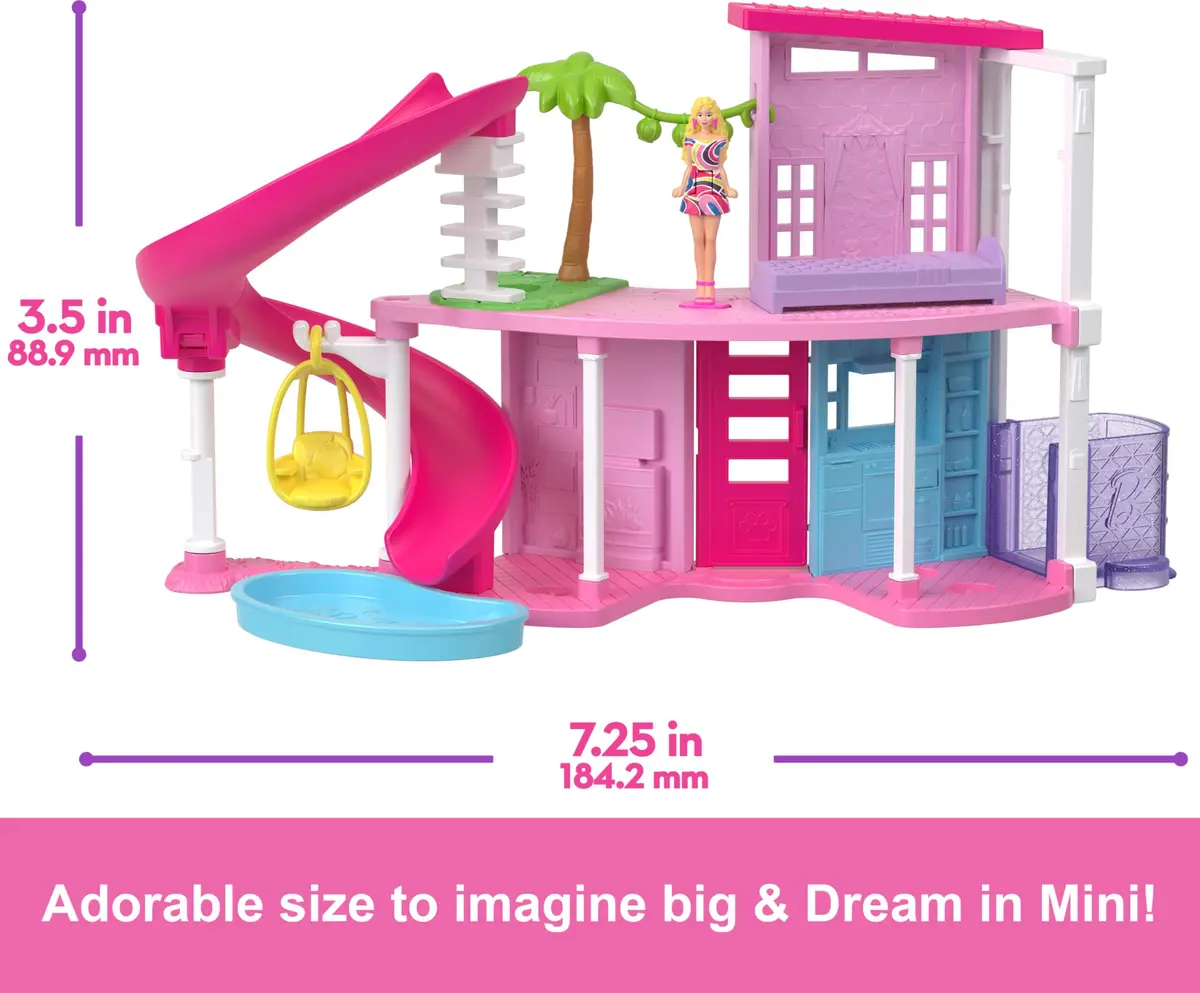 Barbie Mini BarbieLand Doll House Sets with Surprise 1.5-inch Doll & Accessories, Ages 4+ - view 4