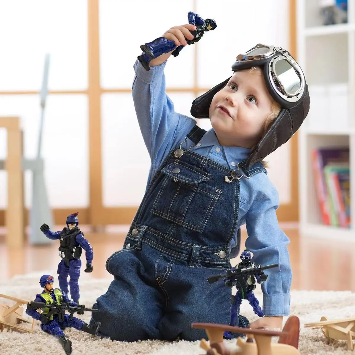 MQSTARSRISE Army Men Action Figures, Soldiers Toy for Boys Age 4-7 | Detachable, Realistic & Educational Playset - view 6