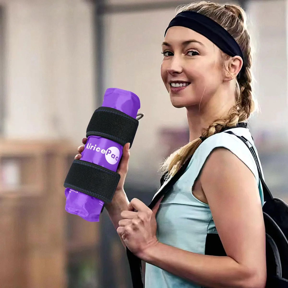 AiricePac Purple Gel Ice Pack for Knee Pain Relief 2 Count | Reusable Cold Compress Therapy for Injuries - view 6