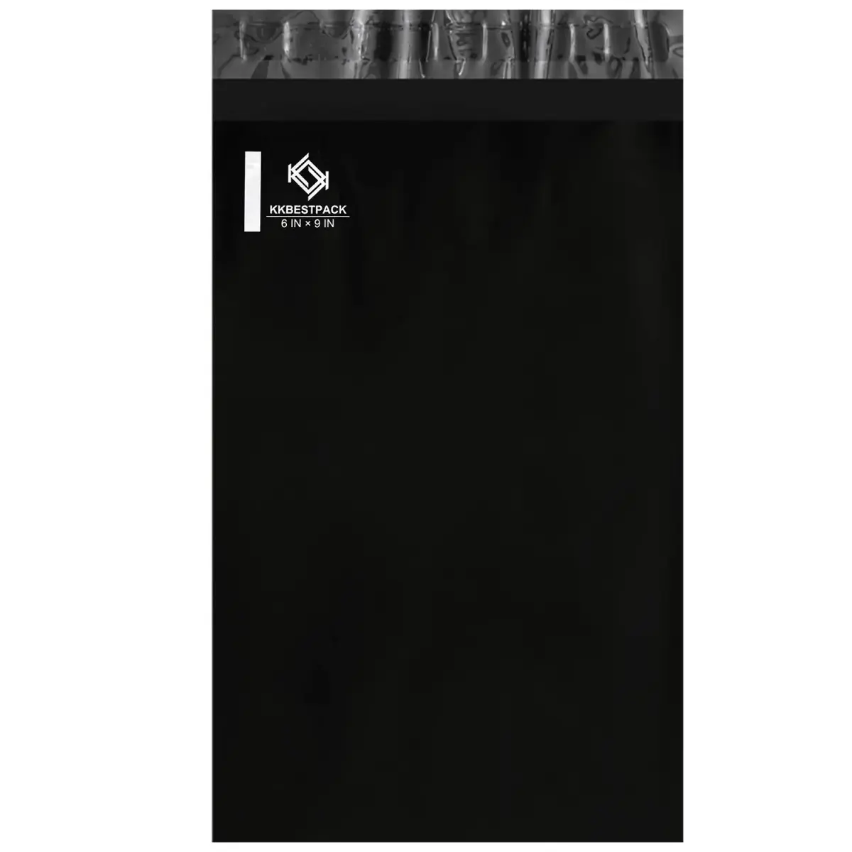 KKBESTPACK Black Poly Mailers 6x9 in, 200 Pcs | Durable Shipping Bags for Clothing & Apparel - main product image