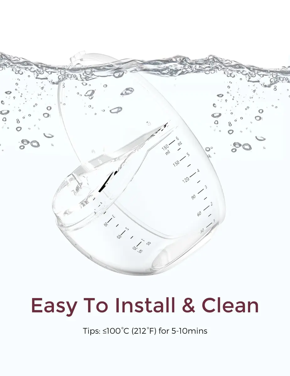 Momcozy M6 Breast Pump Accessories 24mm Flange & Milk Collector | BPA-Free Silicone, Original USA Import - view 6