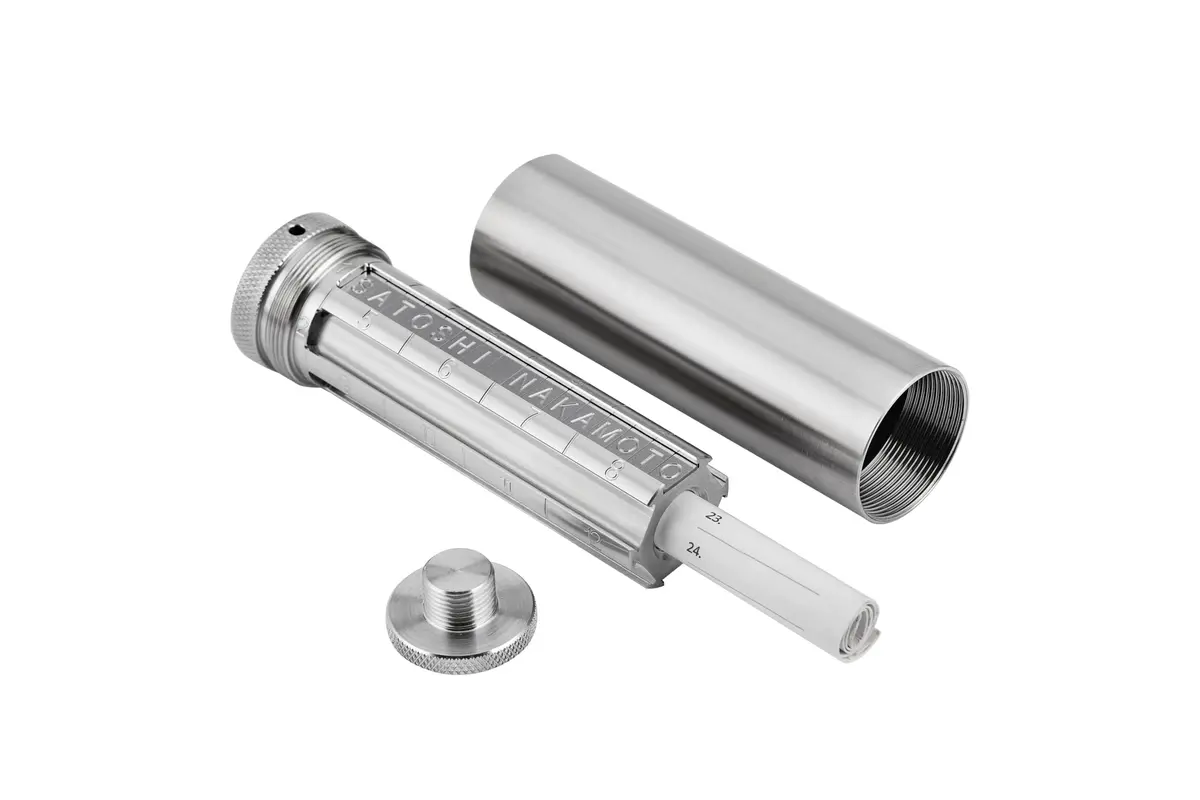 COINSURE Crypto Seed Phrase Storage, 24 Words Seed Backup for Bitcoin Ethereum Crypto Wallet, 304 Stainless Steel Capsule, BIP39 Compatible | Secure & Durable - view 4