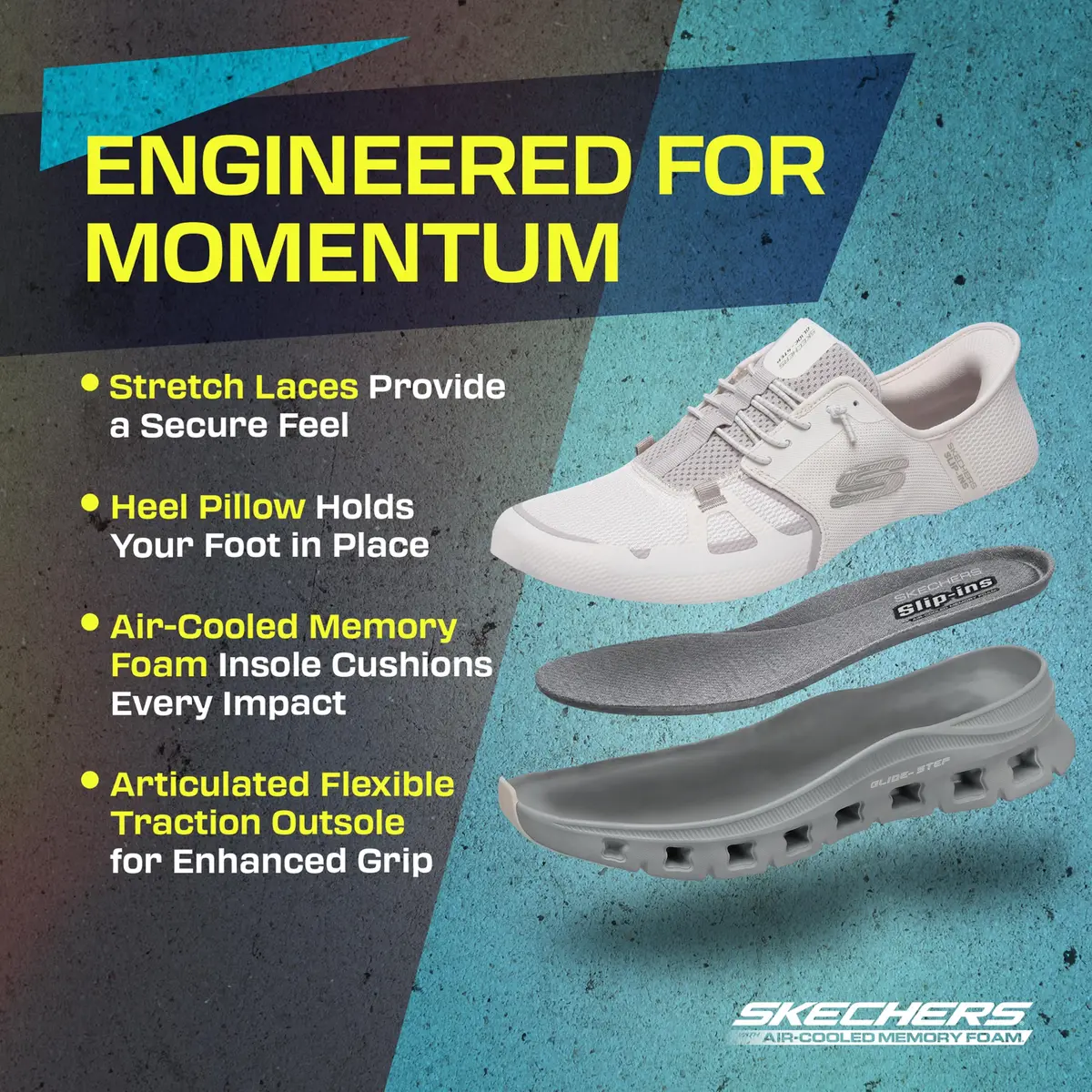 Skechers Men's Glide-Step Pro Slip-in Sneakers 9.5 | Hands-Free Comfort & Style - view 4