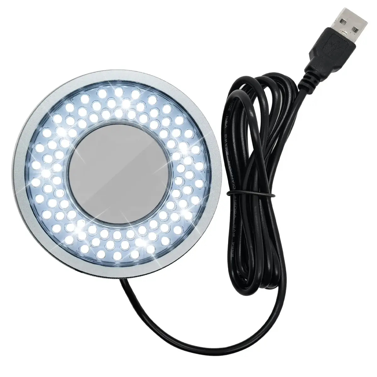 Gringoo Polarized LED Microscope Ring Light 90 LEDs | Anti-Glare Illuminator for Industrial Cameras & Repair Tools - main product image