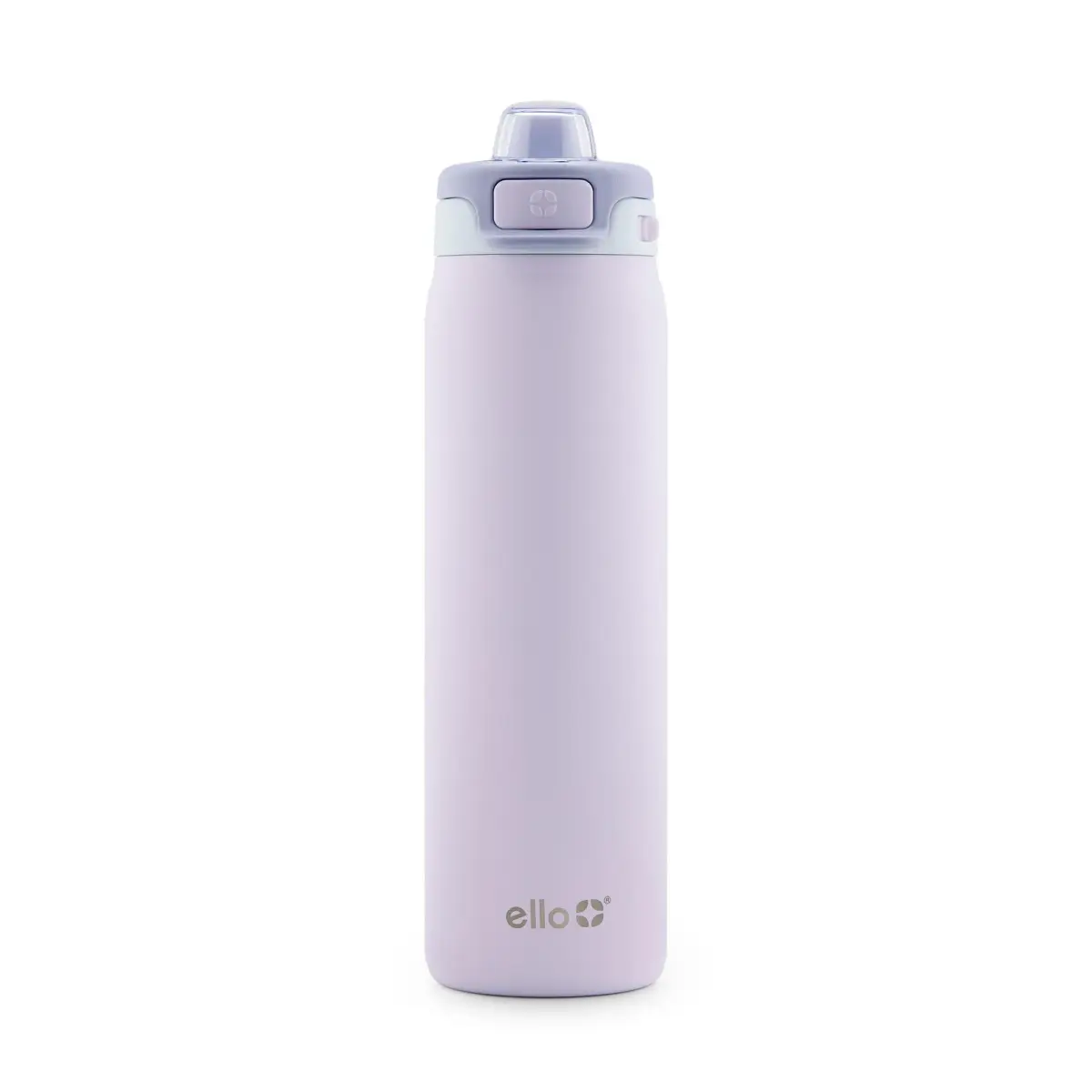 Ello Pop & Fill 650ml (22oz) Stainless Steel Water Bottle with Straw Lid | Aurora - main product image