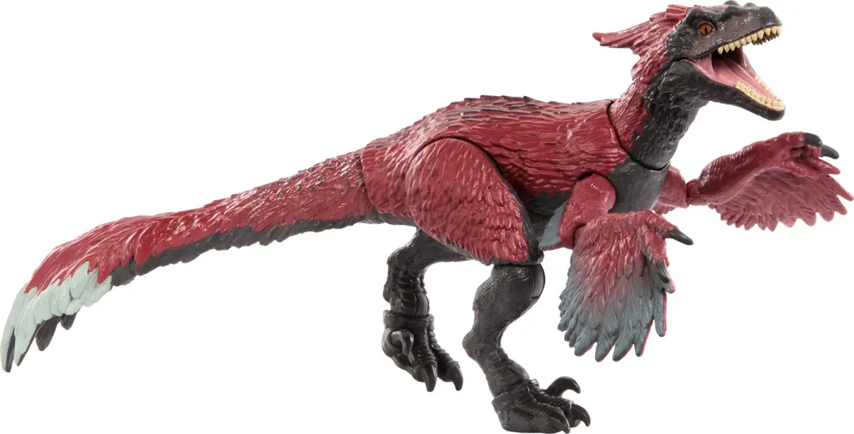 Mattel Jurassic World Hammond Collection Pyroraptor Dinosaur Figure 20.8 cm (8.2 inches) | Highly Posable Action Figure with Glass Eyes & Wired Tail - main product image