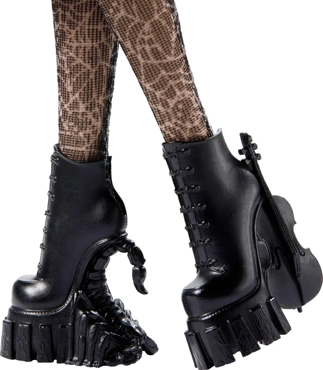 Monster High x Wednesday Addams Doll 29cm (11.4in) | Collectible Doll with Thing & Backpack - view 5