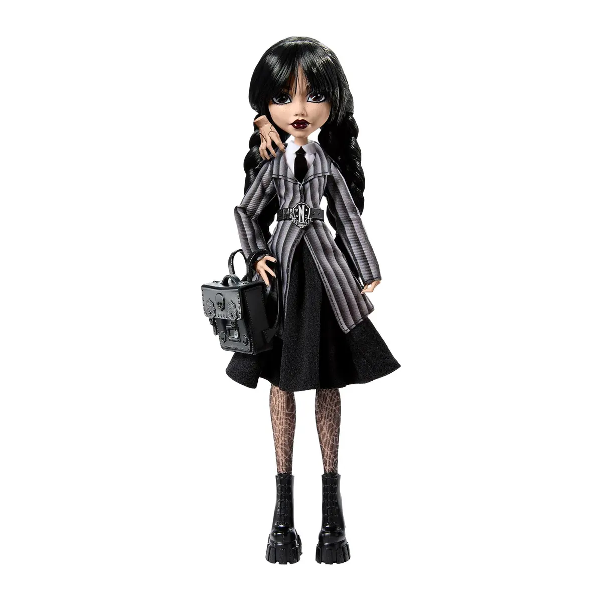 Monster High x Wednesday Addams Doll 29cm (11.4in) | Collectible Doll with Thing & Backpack - view 2