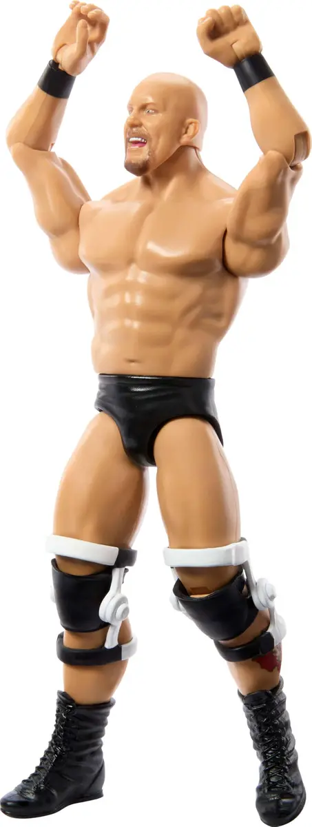 Mattel WWE Action Figure, 6-inch Collectible Stone Cold Steve Austin with 10 Articulation Points & Life-Like Look - main product image