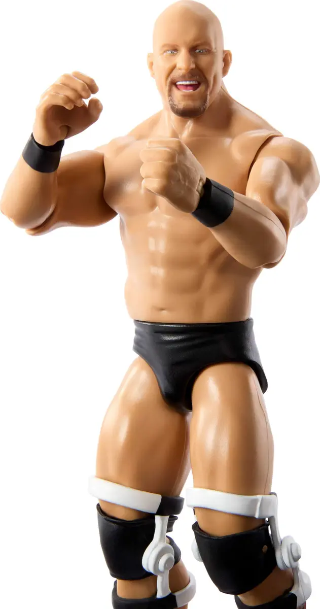 Mattel WWE Action Figure, 6-inch Collectible Stone Cold Steve Austin with 10 Articulation Points & Life-Like Look - view 2