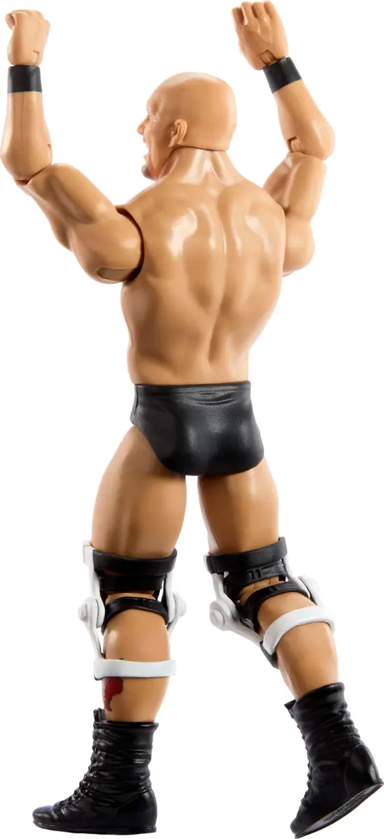Mattel WWE Action Figure, 6-inch Collectible Stone Cold Steve Austin with 10 Articulation Points & Life-Like Look - view 4