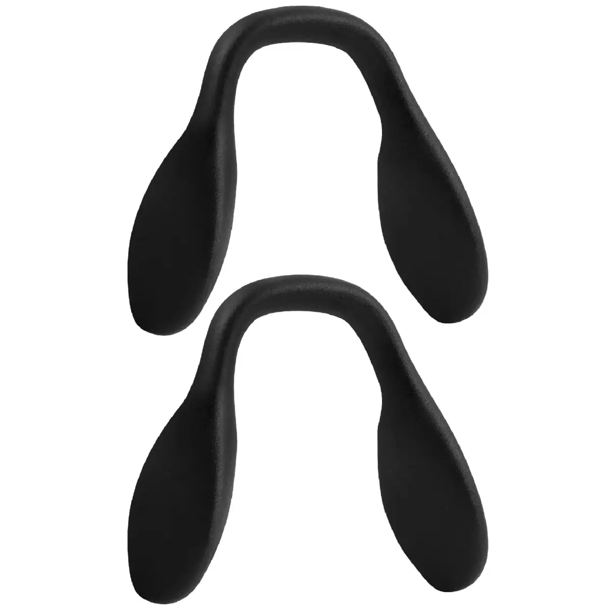 HILEEN Replacement Nose Pads for Oakley Sunglasses 3 Pieces Black | Push-in Mount Silicone - view 2