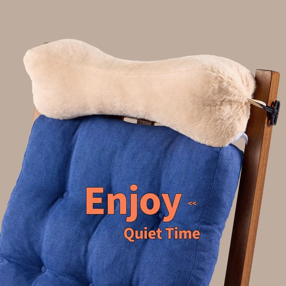 VCOMSOFT Adjustable Bone Shape Head Recliner Pillow 45.72cm (18") | Neck Support for Recliners - view 5