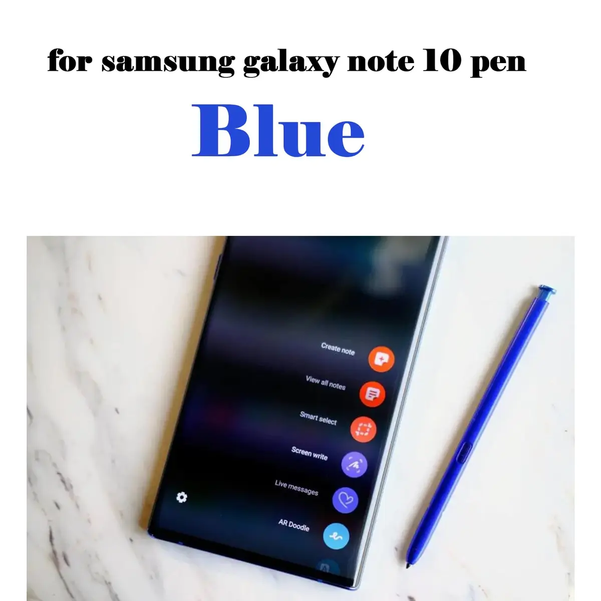 LiXiongBao Replacement Stylus Pen for Samsung Galaxy Note 10 / Note 10 Plus (Blue, 5g) - view 2