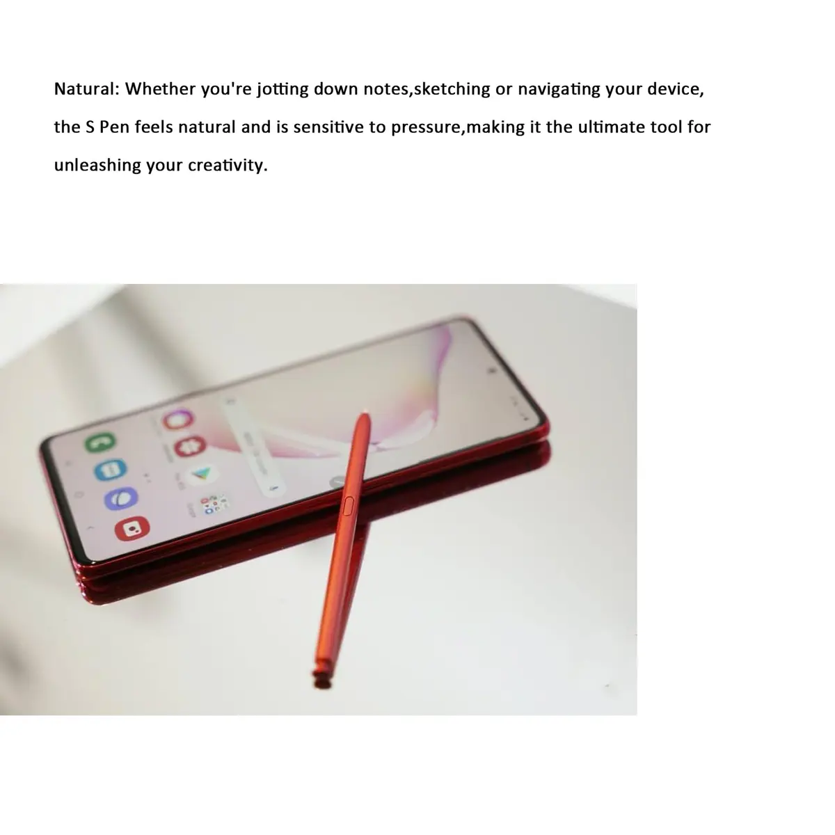 LiXiongBao Red Stylus Pen for Samsung Galaxy Note 10/Note 10+ (10g / 0.35oz) - view 6