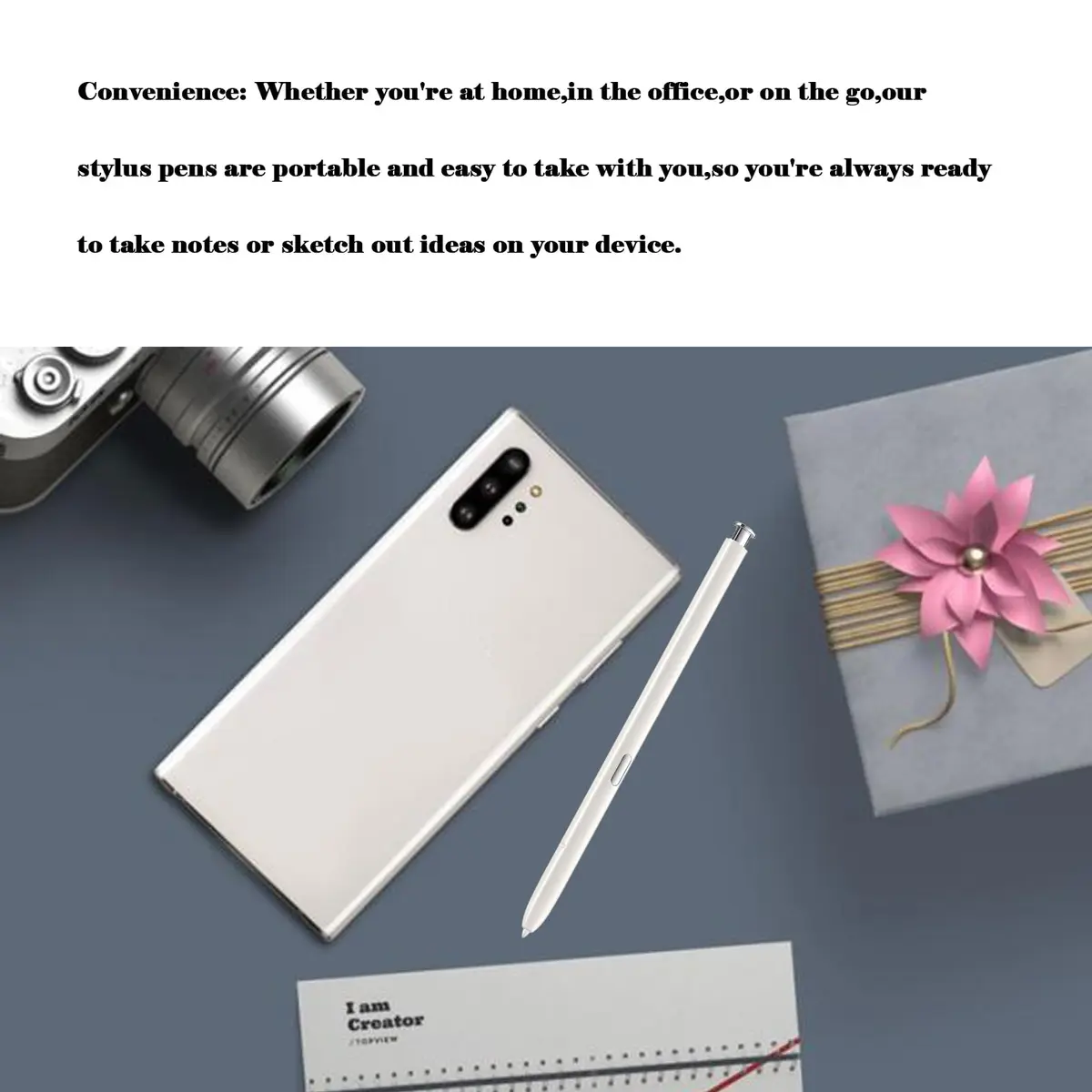 LiXiongBao Replacement S Pen for Samsung Galaxy Note 10 & Note 10+ Stylus (White, 12.7 cm) - view 4