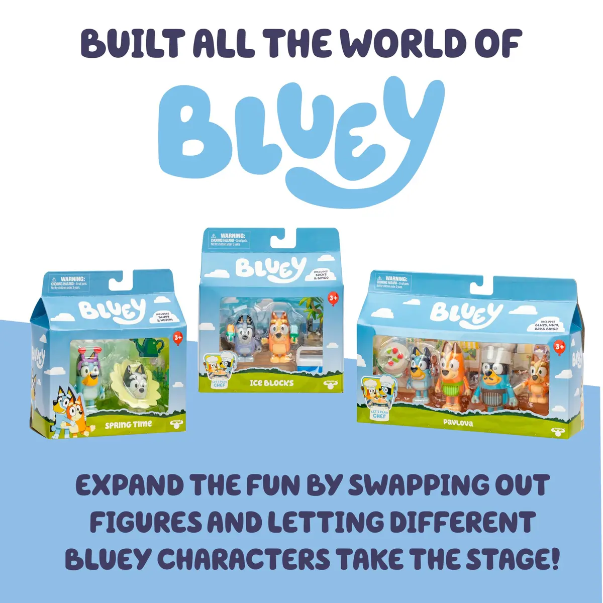 Bluey Celebration Home Playset Portable Birthday Party House with Bluey Figure & Accessories | Ages 3+ - view 3