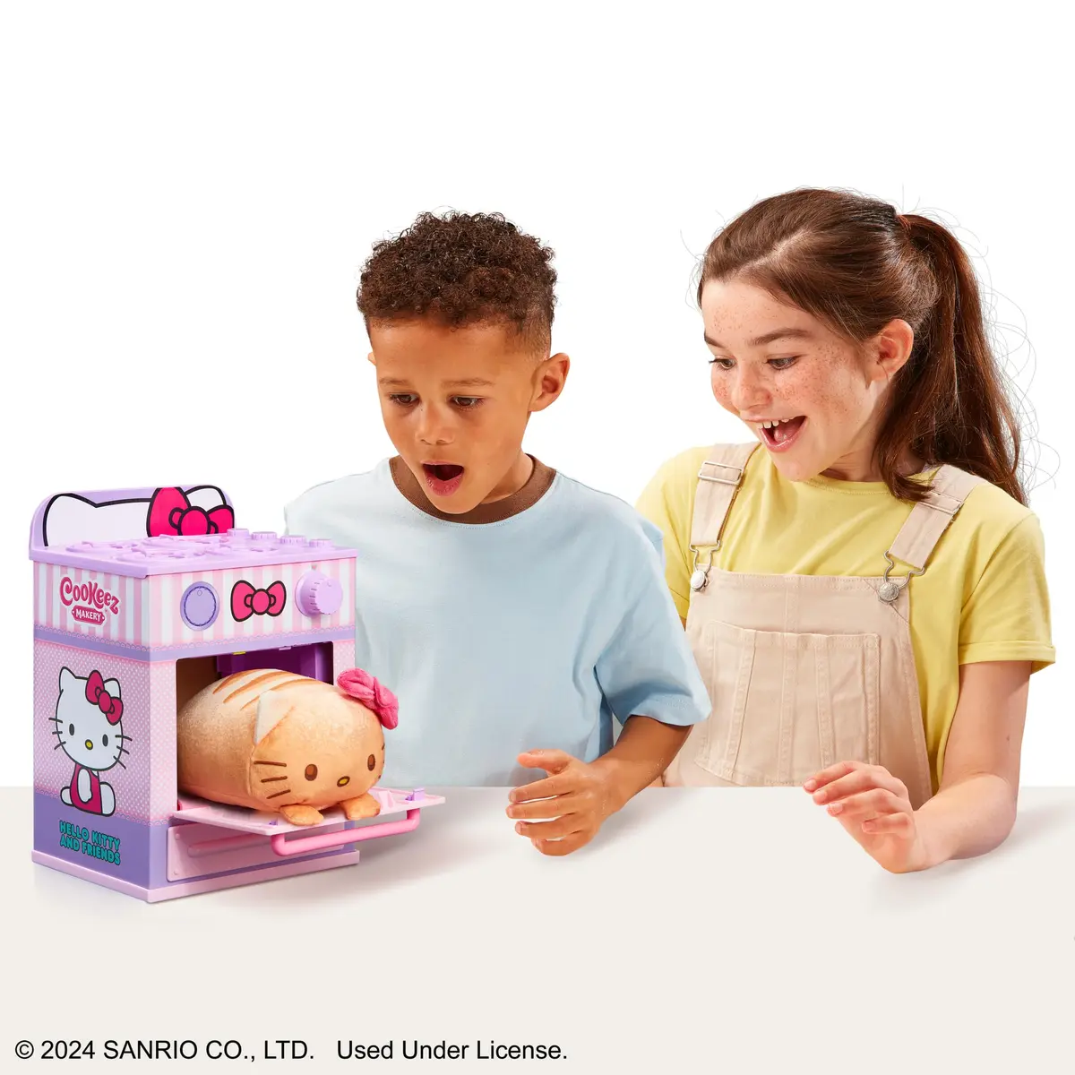 Cookeez Makery Hello Kitty & Friends Oven Playset | Interactive Bake & Reveal Toy with Scented Plush, 3 Characters, 5+ - view 4