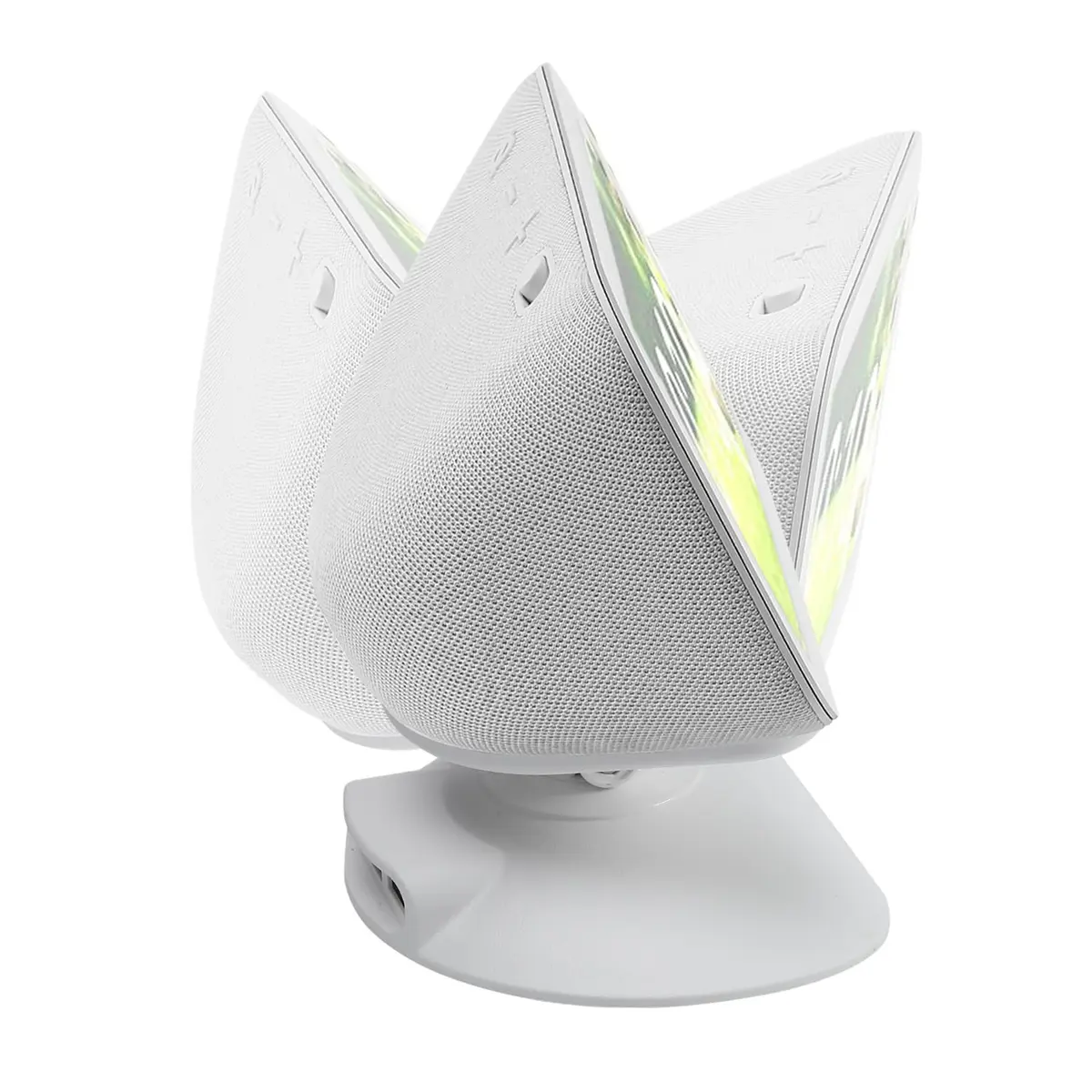 Dianves White Adjustable Stand for Echo Show 5 (3rd Gen) | Multi-Angle Rotation & Anti-Slip Base - view 5