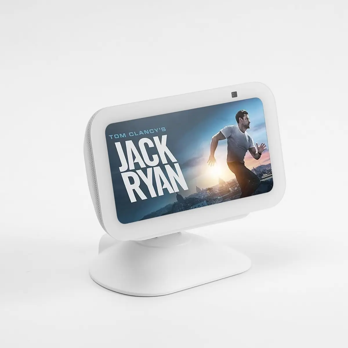 Dianves White Adjustable Stand for Echo Show 5 (3rd Gen) | Multi-Angle Rotation & Anti-Slip Base - view 6