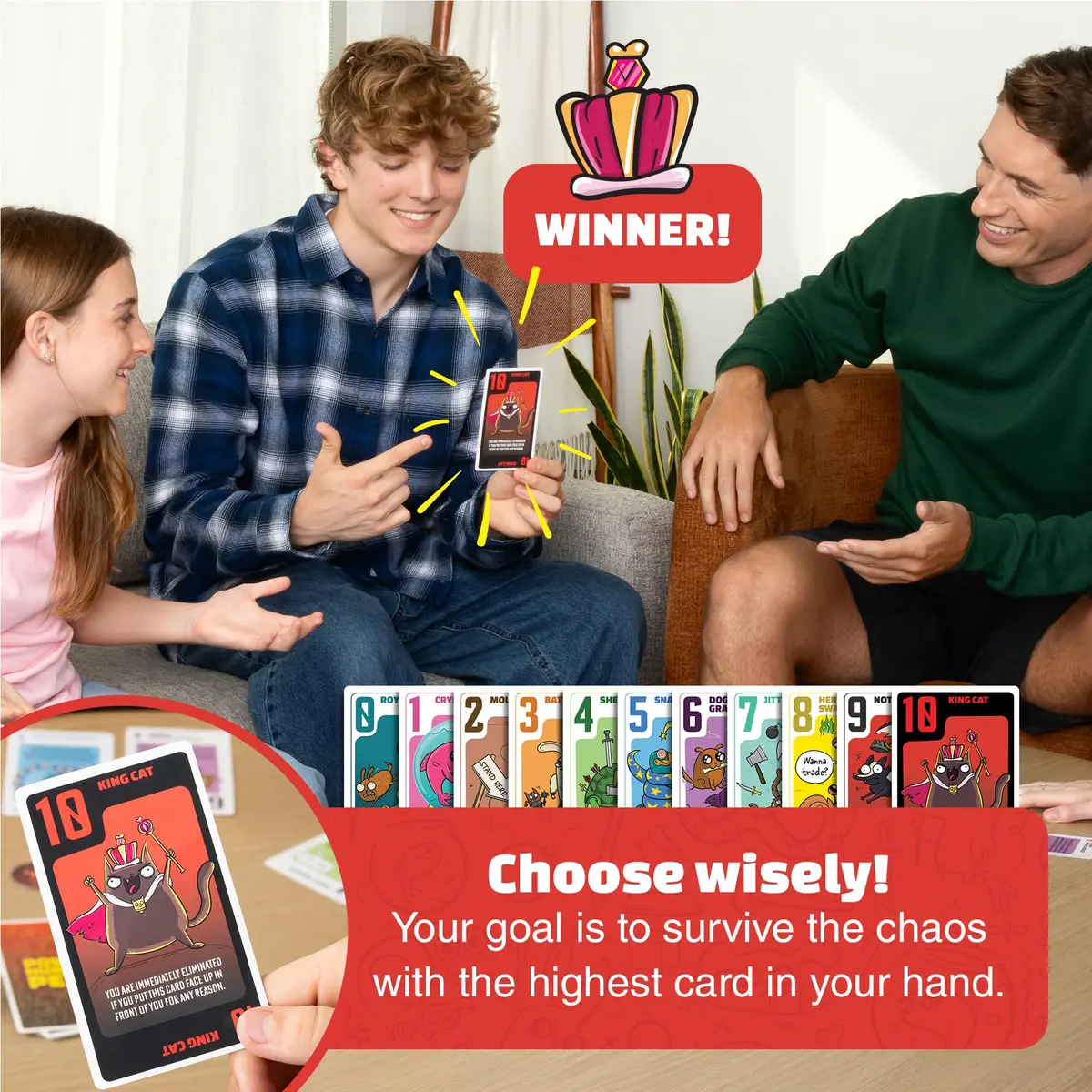 Exploding Kittens Power Hungry Pets Card Game | 2-6 Players, Age 7+ | Family Strategy Fun - view 5