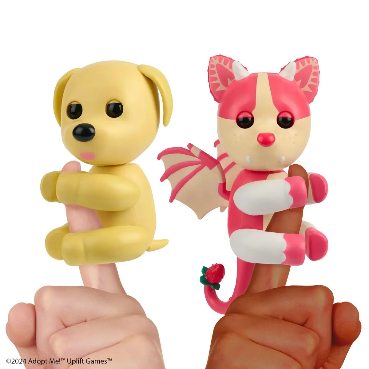Fingerlings Adopt Me! Strawberry Shortcake Bat Dragon | Legendary Interactive Toy for Kids 5+ - view 6
