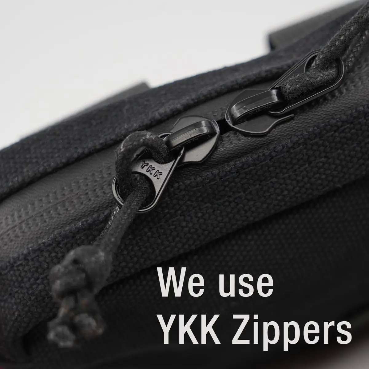 Tintris EDC Belt Pouch Small Black Waxed Canvas | YKK Zipper, Water Resistant, 13cm (5") - view 4