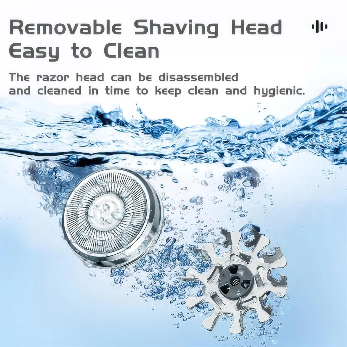 Reodolop Mini Electric Shaver Rotary Razor for Men & Women | USB C Rechargeable, Lightweight Travel Razor - view 3